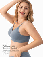 1 x RAW Customer Returns HBselect 3 Pcs Maternity Nursing Bra Seamless Nursing Bra with Additional Bra Extenders Breastfeeding and Sleep Without Wire for Women - RRP €29.99