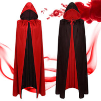 1 x RAW Customer Returns Sunshine smile Halloween costume children, cape vampire 90, vampire cape 90 cm, black cape with hood, witch cape children, Halloween cape, Halloween cape vampire costume children for carnival cosplay - RRP €19.0