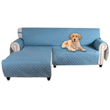 1 x Brand New OKYUK Slipcover L Shaped Sofa Cover, Sectional Couch Chaise Lounge Cover, Reversible Sofa Cover, Furniture Protector Cover for Pets Dogs Cats Home Decor - RRP €59.99