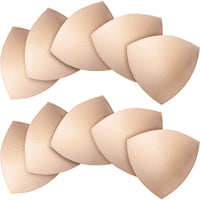 9 x Brand New SKONVIC bra inserts, 5 pairs of women s bra pads, breathable sports bra padding, breast enhancers for swimwear and bikinis 2 beige, 2 black, 1 white , M - RRP €248.4