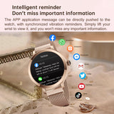 1 x RAW Customer Returns Smartwatch for Women with Bluetooth Call, Smart Watch for iPhone and Android Phones, Fitness Tracker Watch with Call Answer Function Waterproof Heart Rate Blood Pressure Blood Oxygen Gold  - RRP €86.71