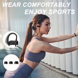 1 x RAW Customer Returns JAYINE Bluetooth Headphones Sport, Headphones Wireless with Microphone 24H Playtime Earbuds Bluetooth 5.3 Deep Bass Stereo In Ear Headphones Bluetooth Sport with Ear Hook IP67 Waterproof for HD Call - RRP €22.18