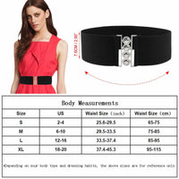 1 x RAW Customer Returns AIWITHPM Women s wide belts, women s elastic belt, women s elastic belt, suitable for dresses, jumpsuits, coats - RRP €21.6