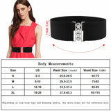 1 x RAW Customer Returns AIWITHPM Women s wide belts, women s elastic belt, women s elastic belt, suitable for dresses, jumpsuits, coats - RRP €21.6