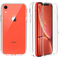 1 x RAW Customer Returns OWKEY iPhone XR case, mobile phone case iPhone XR with built-in screen protector, 360 all-round protection, robust bumper case, shockproof protective case for iPhone - RRP €19.99