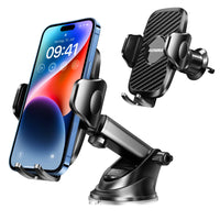 1 x RAW Customer Returns ALENORA 2024 Upgrade Car Mobile Phone Holder 3 in 1 for Car Ventilation Suction Cup Smartphone Holder Car 100 Scratch Protection Mobile Phone Holder Car - Universal for iPhone 15 14 Pro Max Samsung - Phone Holder Car - RRP €17.14