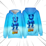 1 x RAW Customer Returns Gensly Stumble Guys 3D Printed Stumble Guys Hoodie for Kids with Hood and Kangaroo Pocket Model 1 150cm - RRP €24.19