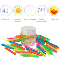 2 x RAW Customer Returns Ulikey Soap Bubbles Children, 40 Pieces Sticks Toys, Bubble Gifts Wedding Party Set for Garden Party Favors Children s Birthday Carnival - RRP €30.24