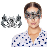 5 x Brand New AMFSQJ Masquerade Mask, Venetian Mask Metal Bat Mask Costume Masks for Women - RRP €67.1