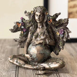 1 x RAW Customer Returns Millennial Gaia Statue, Gaia Mother Earth Figure, Mother Earth Goddess Statue Gaia, Figure of the Goddess Mother Earth, for Home, Garden and Outdoor Decor - RRP €17.4