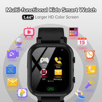 1 x RAW Customer Returns MiracDan Smartwatch Children, Children s Smartwatch with SIM Card with Game Function, SOS, Camera, Music, Pedometer, Flashlight, Alarm Clock, Smartwatch Children with SIM Card Toy Gift 4-12 Years - RRP €39.99