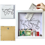 11 x Brand New Adventure archive box, travel collection box, shadow box picture frame for wall and table decoration, ticket shadow box top loading display frame - RRP €224.4