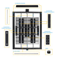 1 x RAW Customer Returns Daedalus 3018 CNC Upgrade Kit, for X-axis upgrade Y-axis extension - RRP €134.44