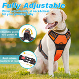 5 x RAW Customer Returns Supet Dog Harness Adjustable Anti Pull Harness Reflective Breathable Harness Dogs Lightweight Chest Harness Made of Nylon Oxford for Large Medium and Small Dogs - RRP €94.95