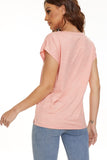 1 x Brand New SMENG tshirt batwing sleeve ladies blouses tunics for women clothing women cotton long sleeve fashion spring 2023 ladies shirt elegant blouse sweater pink M - RRP €25.99