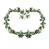 1 x RAW Customer Returns U Artlines Set of 2 2.0 m Eucalyptus Garlands Artificial Greenery Garland Wedding Background Wall Decor Flower Decoration - RRP €17.47