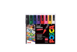 1 x RAW Customer Returns POSCA 153544843 PC-5M Paint in a Pen set, 2.5 mm wide ball tip, water-based felt-tip pens, 8 colours - RRP €27.98