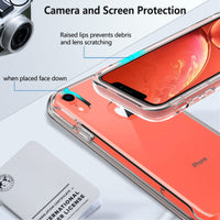 1 x RAW Customer Returns OWKEY iPhone XR case, mobile phone case iPhone XR with built-in screen protector, 360 all-round protection, robust bumper case, shockproof protective case for iPhone - RRP €19.99
