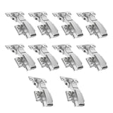 1 x RAW Customer Returns AOLISHENG Kitchen Cabinet Door Hinges Soft Close Corner Stop Cabinet Hinges with Automatic Closing, 5 Pairs 10 Pieces  - RRP €32.89