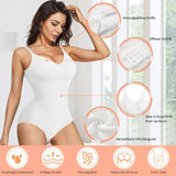 1 x RAW Customer Returns Gotoly Shapewear Women s Tummy Control Body Strong Shaping Bodysuit Figure Shaping Body Shaper Shaping Corset Body Seamless Shaping Bodysuits BWhite, XL-XXL  - RRP €21.42