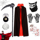 5 x Brand New BARVERE devil costume women, vampire cape set, carnival Halloween costume women, devil costume women for theme party cosplay, carnival, Halloween - RRP €95.7