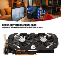 1 x RAW Customer Returns GTX 1060 Graphics Card, Computer Graphics Card 6GB GDDR5 192 Bit with Two Fans 4K HDR Technology 8008 MHz GTX1060 Gaming Graphics Card with HDMI DVI DP Display Interface 6GB  - RRP €330.88