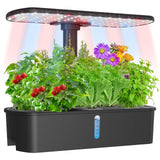 1 x RAW Customer Returns Yoocaa Home Hydroponic Greenhouse for 12 Plants, Smart Home Hydroponic Vegetable Garden Kit with LED Light, Adjustable Height in 12 Levels, Automatic Timer Seedless  - RRP €83.59