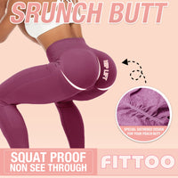 1 x Brand New FITTOO Women s Sports Leggings Scrunch Butt Lifting High Waist Short Leggings Booty Push Up Sport Leggins Women Long Yoga Pants Yoga Leggings Fitness Pants Gym Yoga Fitness Yoga - RRP €24.0