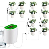 1 x RAW Customer Returns Aedcbaide Automatic Waterer, 12 Drip Watering Kits for Home Plants, LED Display and Automatic Watering for USB Rechargeable, Watering Devices - RRP €22.98