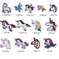 1 x RAW Customer Returns 20 pieces mixed iron-on patches iron-on patches, unicorn iron-on patches, unicorn applique for sewing on set for adults, girls, children s knees, boys, jeans with smiley, stars, butterflies - RRP €9.06