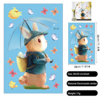 32 x Brand New GOMANCHE Easter Window Clings, Reusable Easter Window Decorations, Easter Bunny Egg Stickers Decorations for School and Home Holiday Supplies - RRP €614.4