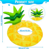 1 x RAW Customer Returns Inflatable Pineapple Swimming Float, Giant Inflatable Swimming Ring, Pool Floats, Water Toys for Adults Children and Adults, Summer Water Fun for Beach Pool Party Toys - RRP €10.07