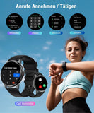 1 x RAW Customer Returns Holiday Smartwatch Women Men with Bluetooth Calls, 1.32 Touchscreen, IP68 Waterproof Fitness Watch with Heart Rate Monitor Sleep Monitor Pedometer, Sports Watch for iOS Android 51gray  - RRP €30.24