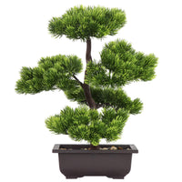 1 x RAW Customer Returns AIVORIUY Bonsai Tree Artificial Houseplants in Pots Fake Plants Decoration Japanese Pine Plastic Plants 33 cm High for Home Decoration as Desktop Display Zen Decoration - RRP €20.15