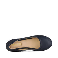 1 x Brand New DREAM PAIRS Ballerinas Women s Ballet Flat Elegant Flat Shoes Soft PU Leather Comfortable Navy Size 37 EUR  - RRP €29.99