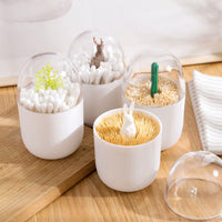 1 x Brand New LEWITORS Cotton Swab Holder, Small Q-Tips Toothpick Storage Organizer Rabbit  - RRP €20.4