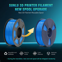 1 x RAW Customer Returns SUNLU ABS 3D printer filament, high heat resistant and durable 3D printer filament, 1.75mm ABS 3D filament, dimensional accuracy - 0.02 mm, 0.9 kg spool 1.98 lbs , white - RRP €22.61