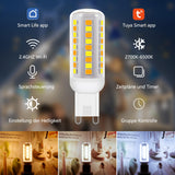 1 x RAW Customer Returns Wi-Fi Smart G9 LED lamps, compatible with Alexa Google Home, AC 230V continuously dimmable, 2700K-6500K, brightness adjustable 1 -100 , 0.4-4W, 40LM-400LM, timer function G9 intelligent LED light bulb, pack of 3 - RRP €30.24