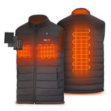 1 x RAW Customer Returns Heated Vest for Men Women, Electric USB Heated Vest Heated Vest with QC3.0 14400MAH Battery, 3 Adjustable Temperature Electric Warm Heated Jacket for Outdoor Hiking Hunting Motorcycle Camping - RRP €99.99