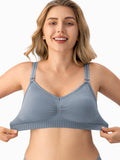 1 x RAW Customer Returns HBselect 3 pieces maternity nursing bra, seamless nursing bra with additional bra extensions, breastfeeding and sleep without underwire for women - RRP €23.98