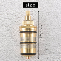 1 x RAW Customer Returns Ocnvlia thermostatic cartridge and handle made of brass for mixer tap shower rod mixer tap shower cartridge mixer tap cartridge mixer tap gold - RRP €24.0