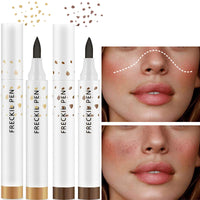 3 x Brand New Freckle Pen Lipstick Removal Pen Sunkissed Makeup Tool No Natural Effect Waterproof Light Brown Dark Brown  - RRP €29.43