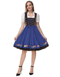 1 x RAW Customer Returns JASAMBAC ladies, dirndl, 3-piece traditional dress for Oktoberfest, carnival - RRP €79.99