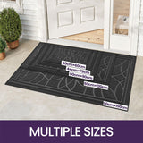 1 x RAW Customer Returns DEXI outdoor doormat non-slip 44 75 cm, dirt trapper mat outdoor washable, weatherproof doormat outside inside, for front door, balcony or patio door, grey - RRP €30.24