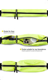 1 x RAW Customer Returns Fitgriff running belt for mobile phone - jogging running bag, hip bag, sports belt, running belt for jogging, running, sports, fitness - suitable for all smartphones Neon Yellow, 65-110cm waist circumference  - RRP €15.95