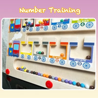 18 x Brand New HUZU Magnetic Train Game - Color and Number Learning, Montessori Wooden Toy for Children Ages 3-7, Promotes Motor Skills - RRP €345.6