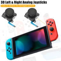 1 x RAW Customer Returns EEEKit Replacement Kit for Joy-Con, 18 in 1 Repair Kit for Joy-Con with Left Right Analog Joysticks, Lock Buckles, Button Sync Flex Cable Set Compatible with Nintendo Switch Not Including Joycon  - RRP €15.99