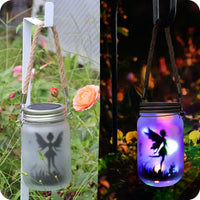 1 x RAW Customer Returns Butterfly Fairy in a Mason Jar, Mostof 2 Pack Hanging Solar Lantern Lights for Outdoor, IP44 Waterproof Garden Light for Outdoors Color  - RRP €24.99