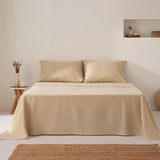 1 x RAW Customer Returns GAMUSI Bed Sheet Set 180 x 190 200, 100 Cotton, 4 Pieces, Breathable, Soft, White - RRP €38.66