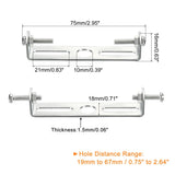 1 x RAW Customer Returns sourcing map 2 pieces ceiling light plate 75x18x16mm lighting bracket for chandeliers in the home office - RRP €10.49